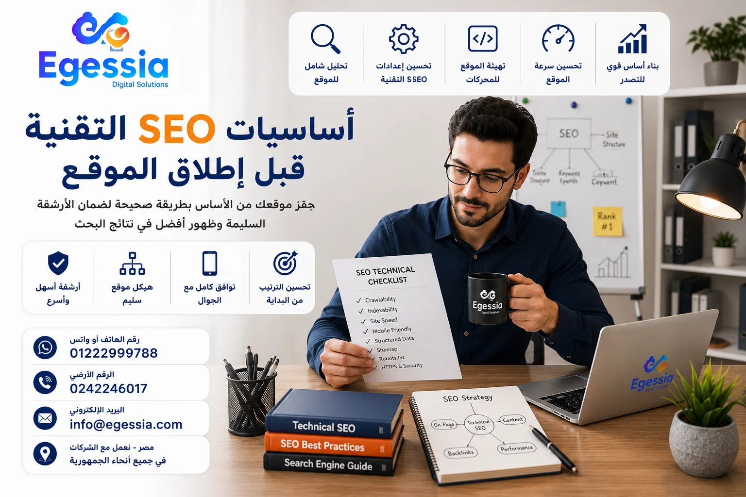 أساسيات SEO التقنية قبل إطلاق الموقع