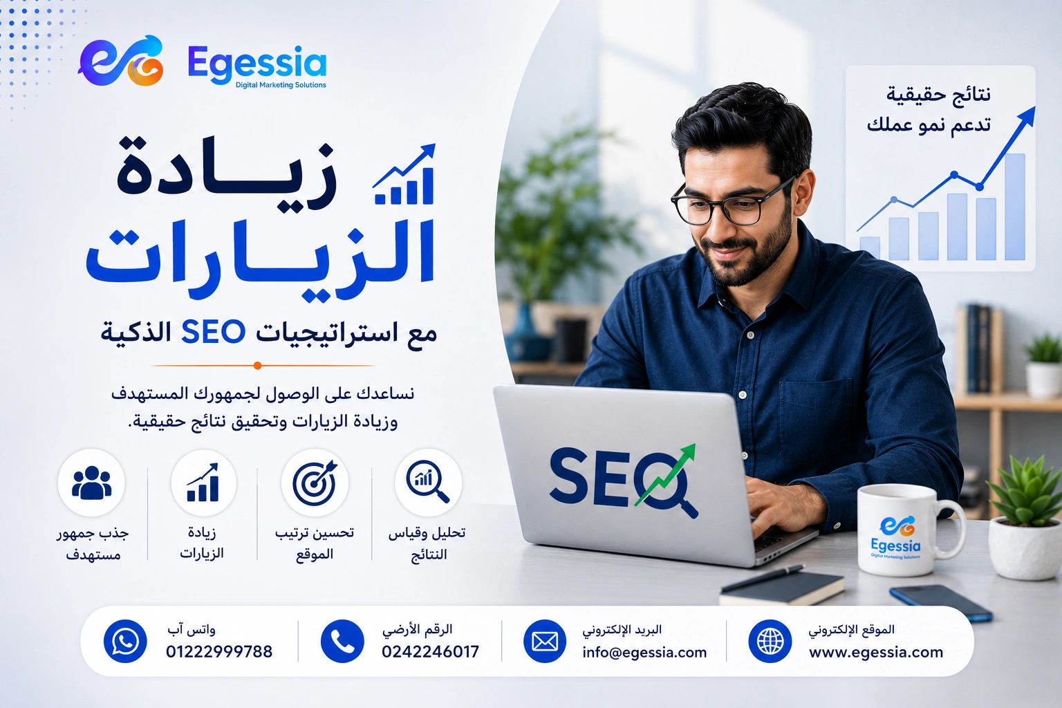 زيادة الزيارات