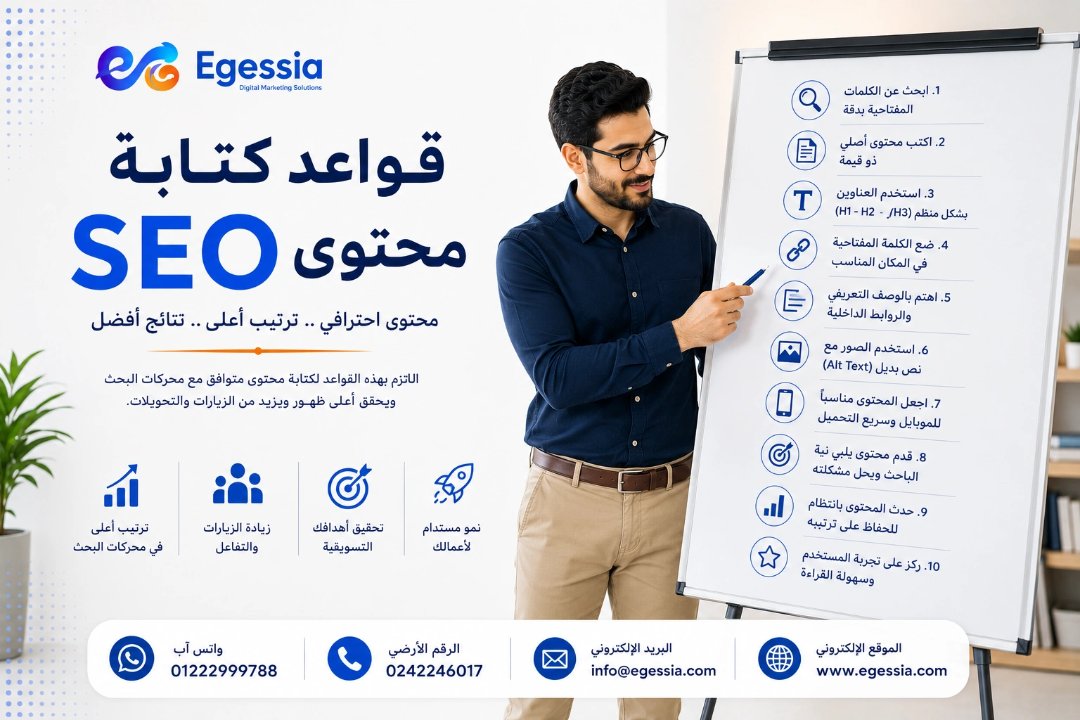 قواعد كتابة محتوى SEO