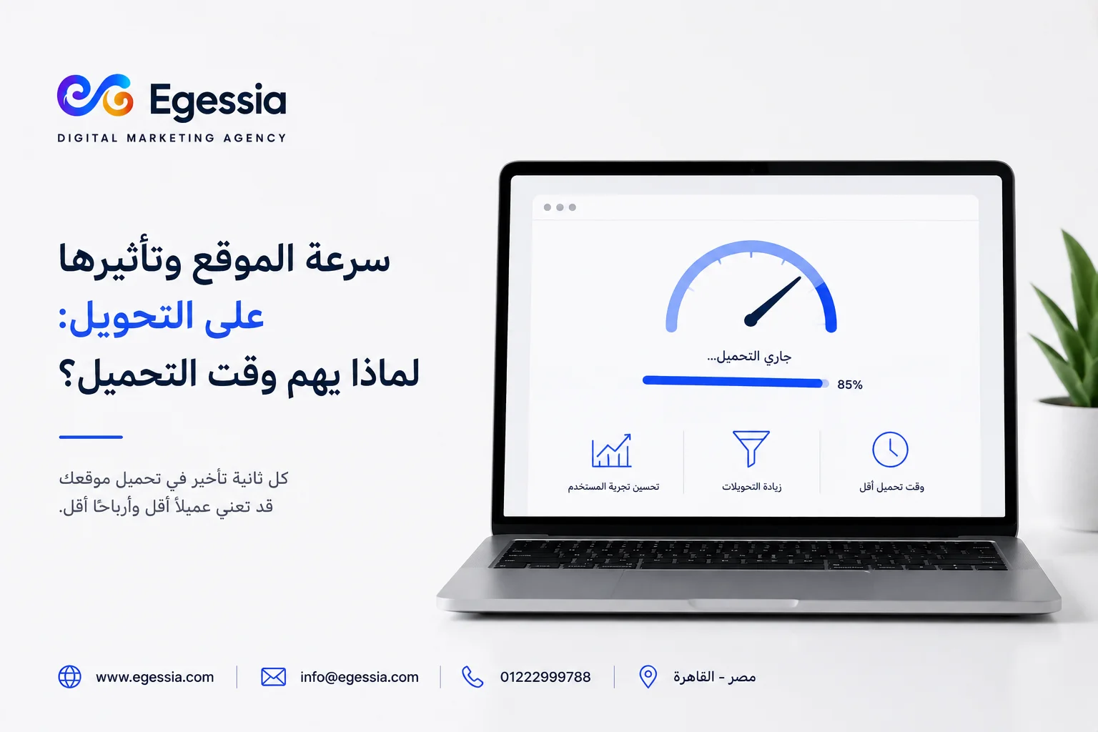 سرعة الموقع وتأثيرها على التحويل: لماذا يهم وقت التحميل؟