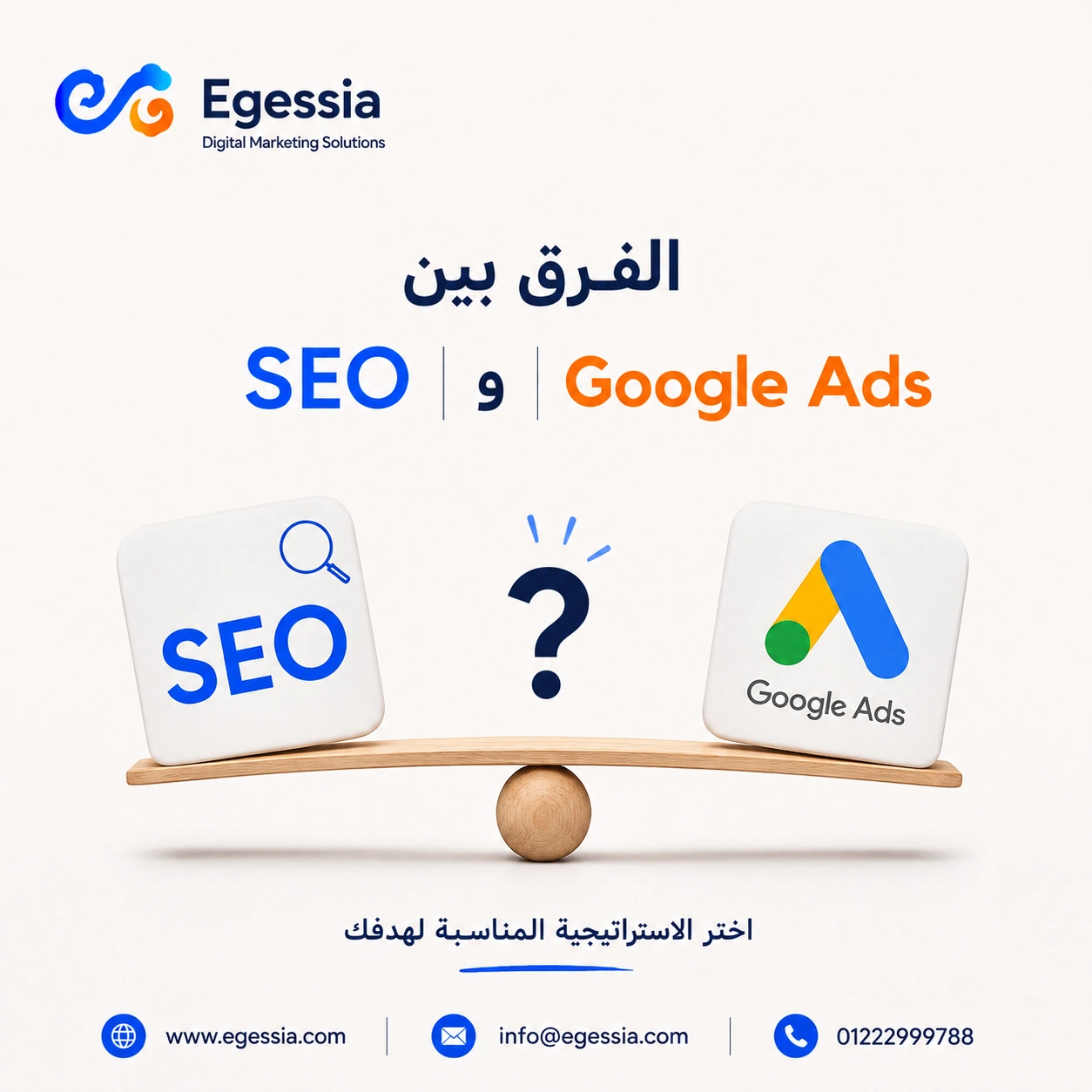 الفرق بين SEO وGoogle Ads