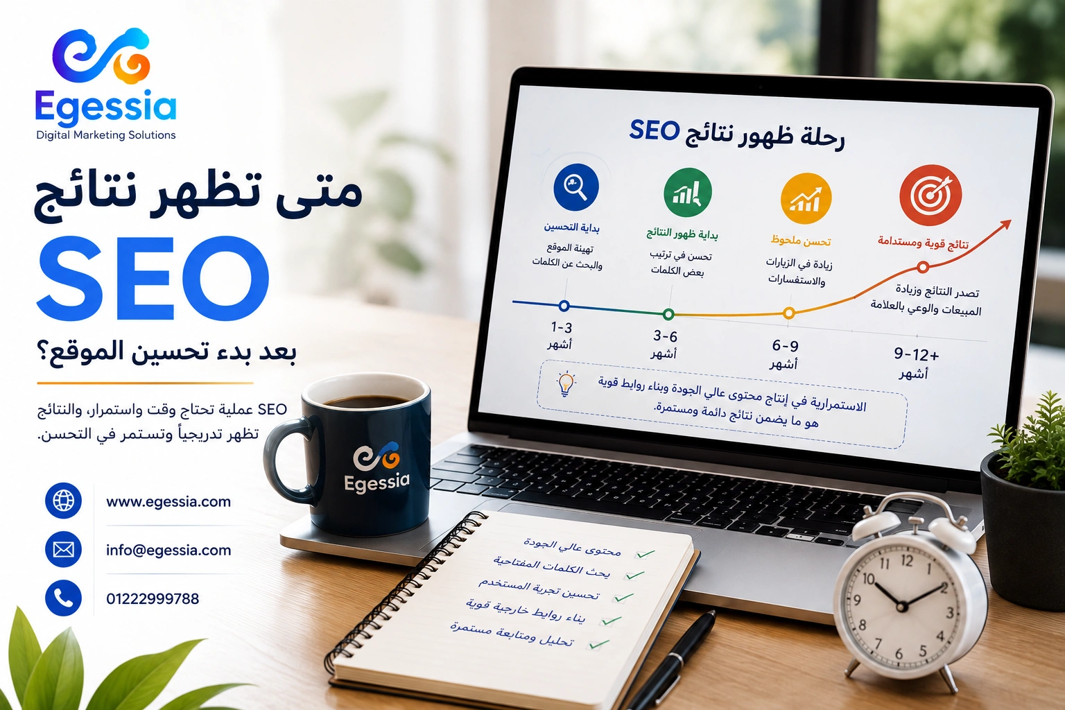متى تظهر نتائج SEO