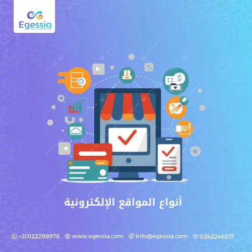 أنواع المواقع الإلكترونية